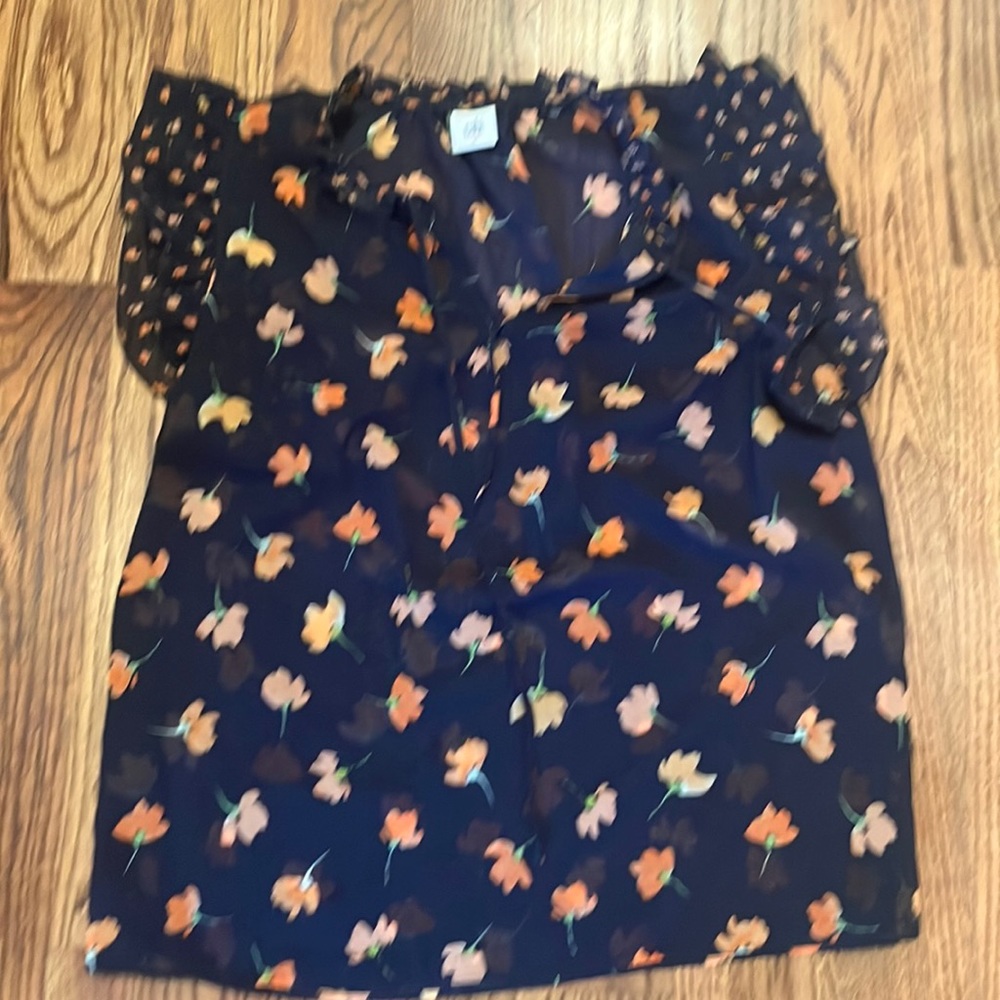 Cabi floral top